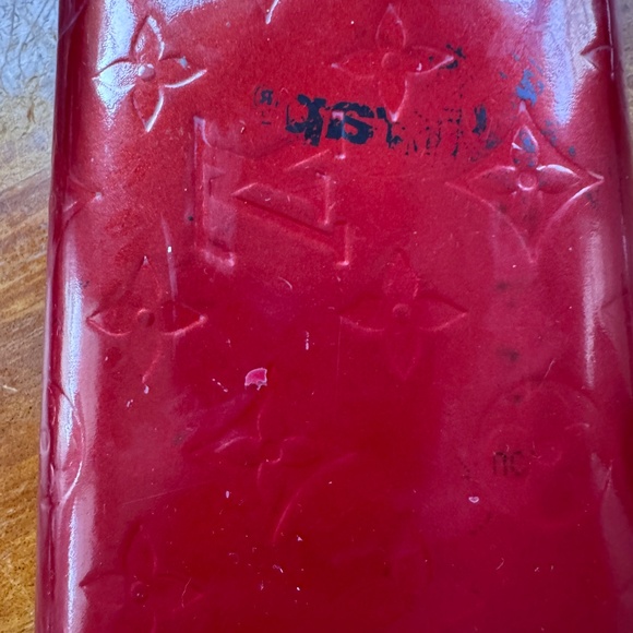 Louis Vuitton Red Monogram Sarah Vernis Wallet for a Project - Picture 7 of 9